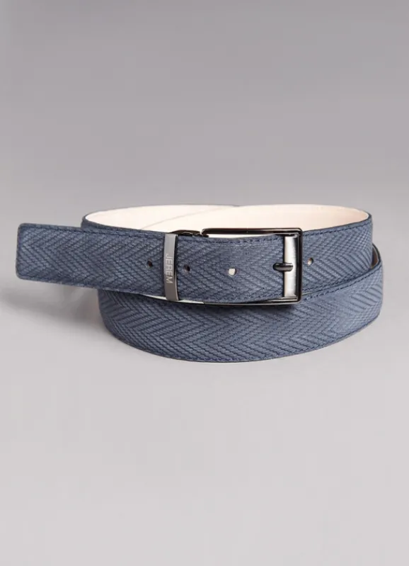 jerem Ceinture en cuir mat aspect tressé Brady- Ceintures