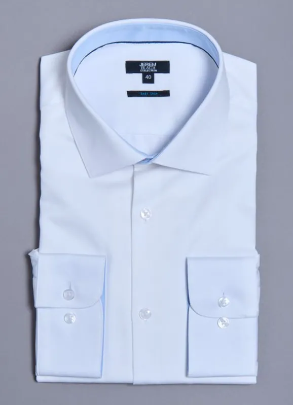 jerem Chemise en twill- Chemises Repassage Facile | Chemises Blanches