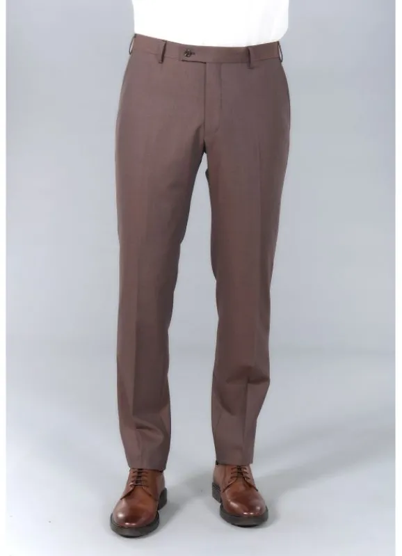 jerem Pantalon de costume chiné en laine vierge Super 110’s Natural Stretch- Costumes Laine | Costumes Stretch