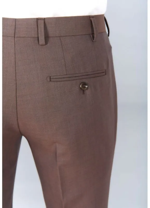 jerem Pantalon de costume chiné en laine vierge Super 110’s Natural Stretch- Costumes Laine | Costumes Stretch