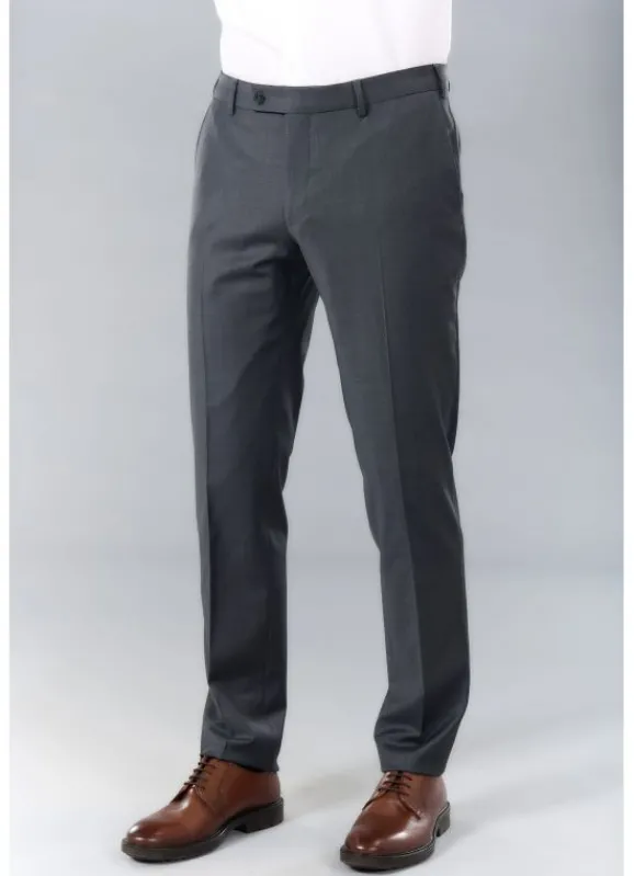 jerem Pantalon de costume lavable en fil à fil bi-stretch de laine mélangée- Pantalons Costume Bleu | Costume Lavable En Machine