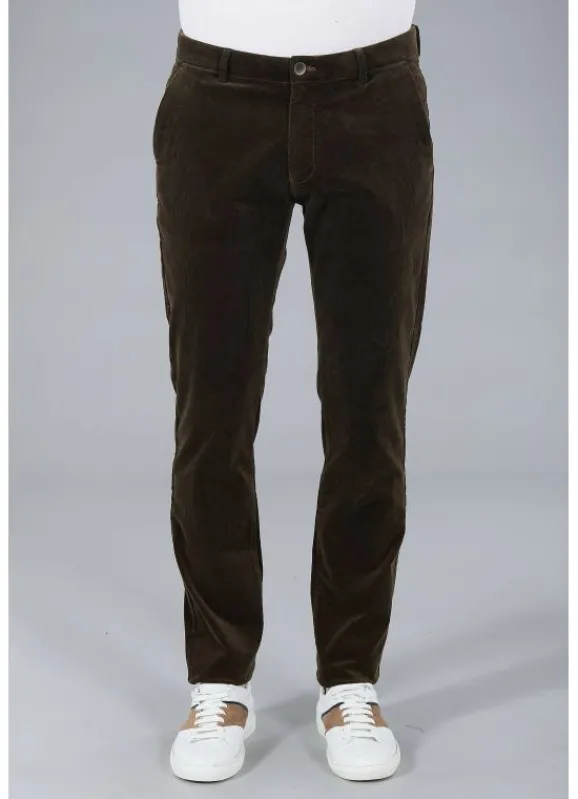 jerem Pantalon minimaliste en velours côtelé- Pantalons Chino