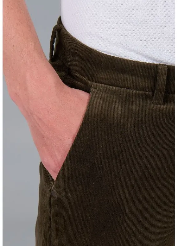 jerem Pantalon minimaliste en velours côtelé- Pantalons Chino