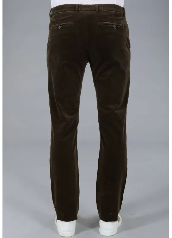 jerem Pantalon minimaliste en velours côtelé- Pantalons Chino