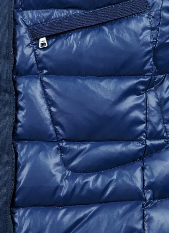 jerem Parka en duvet avec capuche et bande en fausse fourrure amovible- Parkas Capuche