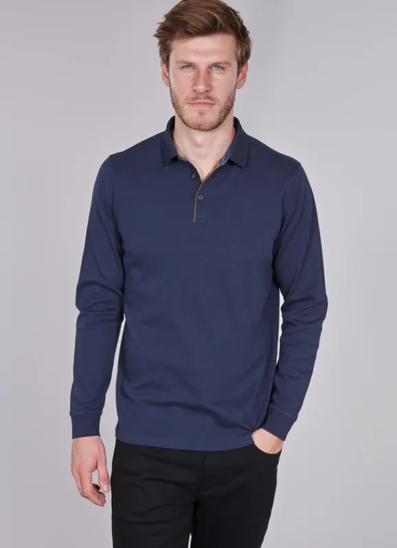 jerem Polo Ronan en jacquard de coton stretch- Polos & T-shirts