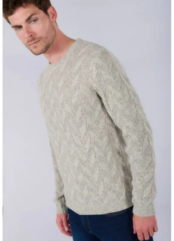 jerem Pull en maille col rond Creno- Pull Col Rond